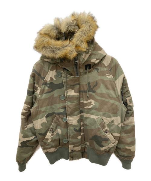 AVIREX（アヴィレックス）AVIREX (アヴィレックス) CAMOUFLAGE N-2B カーキ サイズ:Lの古着・服飾アイテム