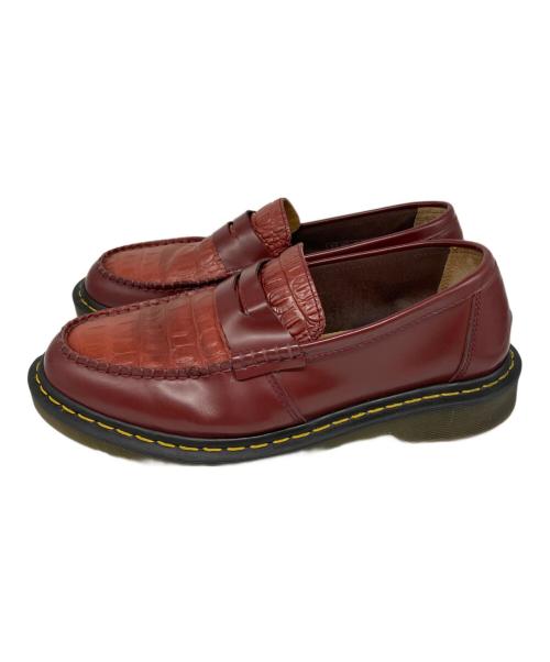 Dr.Martens（ドクターマーチン）Dr.Martens (ドクターマーチン) stussy (ステューシー) PENTON LOAFER レッド サイズ:9の古着・服飾アイテム