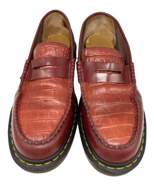 Dr.Martens（ドクターマーチン）Dr.Martens (ドクターマーチン) stussy (ステューシー) PENTON LOAFER レッド サイズ:9の古着・服飾アイテム
