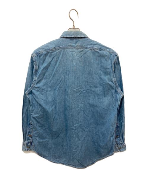 RRL（ダブルアールエル）RRL (ダブルアールエル) ロングスリーブデニムシャツ インディゴ サイズ:Lの古着・服飾アイテム