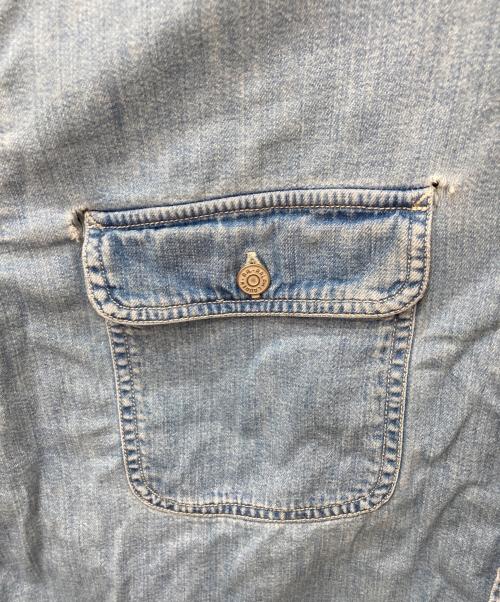 RRL（ダブルアールエル）RRL (ダブルアールエル) ロングスリーブデニムシャツ インディゴ サイズ:Lの古着・服飾アイテム
