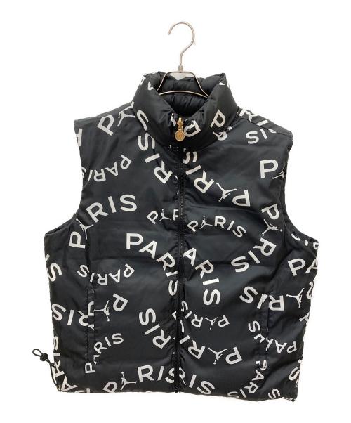 JORDAN（ジョーダン）JORDAN (ジョーダン) Paris Saint-Germain (パリサンジェルマン) AS M J PSG PUFFER VEST ブラック サイズ:XLの古着・服飾アイテム
