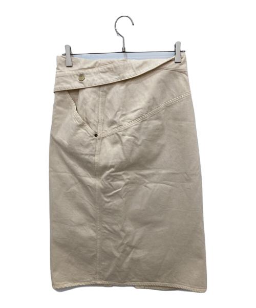 jacquemus（ジャックムス）JACQUEMUS (ジャックムス) タイトスカート ベージュ サイズ:36の古着・服飾アイテム