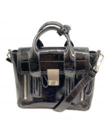 3.1 phillip lim（スリーワンフィリップリム）の古着「Pashli Mini Satchel Bag　ミニサッチェルバッグ」｜ブラック