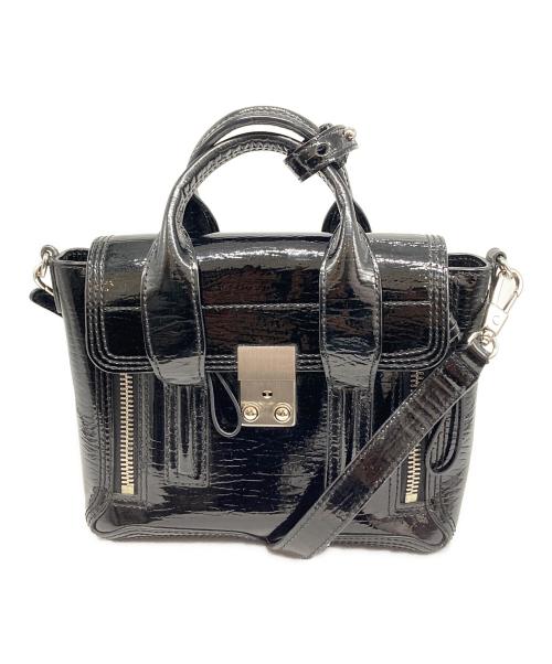 3.1 phillip lim（スリーワンフィリップリム）3.1 phillip lim (スリーワンフィリップリム) Pashli Mini Satchel Bag　ミニサッチェルバッグ ブラックの古着・服飾アイテム
