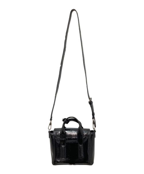 3.1 phillip lim（スリーワンフィリップリム）3.1 phillip lim (スリーワンフィリップリム) Pashli Mini Satchel Bag　ミニサッチェルバッグ ブラックの古着・服飾アイテム