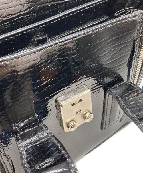 3.1 phillip lim（スリーワンフィリップリム）3.1 phillip lim (スリーワンフィリップリム) Pashli Mini Satchel Bag　ミニサッチェルバッグ ブラックの古着・服飾アイテム