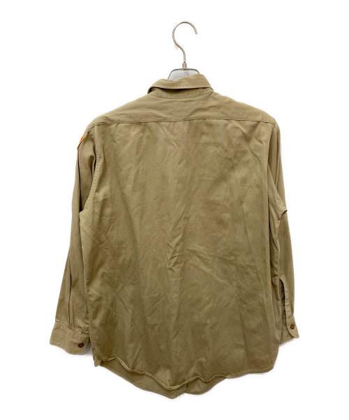 HERCULES（ヘラクレス）HERCULES (ヘラクレス) ロングスリーブシャツ カーキ サイズ:記載なしの為実寸参照の古着・服飾アイテム