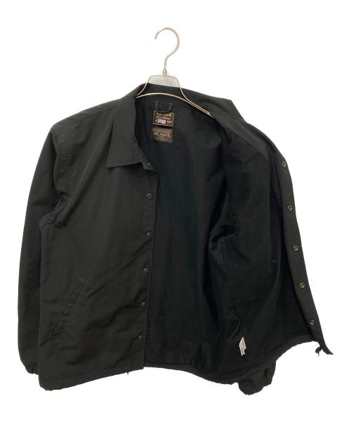 VANSON（バンソン）VANSON (バンソン) MR.OLIVE (ミスターオリーブ) ワンスター コーチジャケット ブラック サイズ:ＸＬの古着・服飾アイテム
