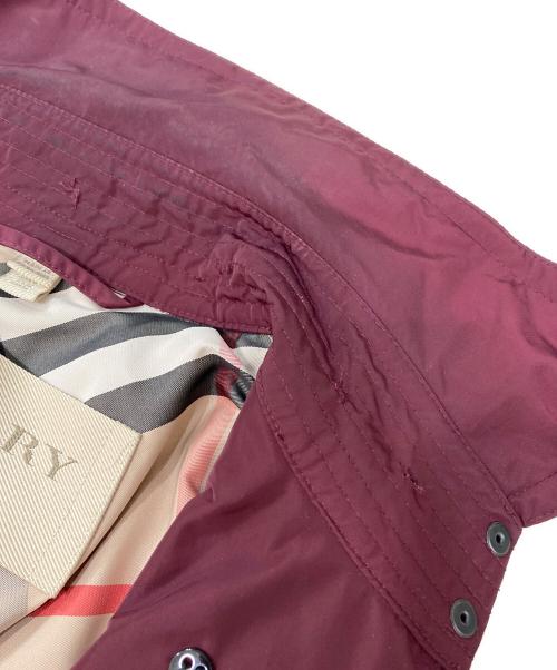 BURBERRY BRIT（バーバリーブリット）BURBERRY BRIT (バーバリーブリット) ショートトレンチコート パープル サイズ:UK6の古着・服飾アイテム