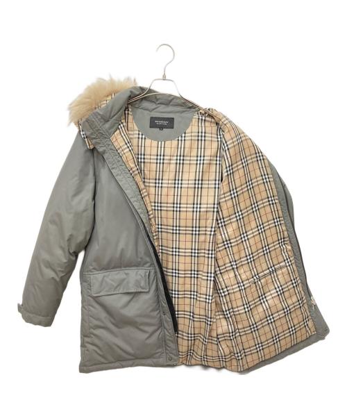 BURBERRY BLUE LABEL（バーバリー ブルー レーベル）BURBERRY BLUE LABEL (バーバリー ブルー レーベル) 裏ノヴァチェックダウンジャケット カーキ サイズ:Mの古着・服飾アイテム