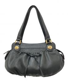 ANNA SUI（アナスイ）の古着「レザーハンドバッグ」｜ブラック
