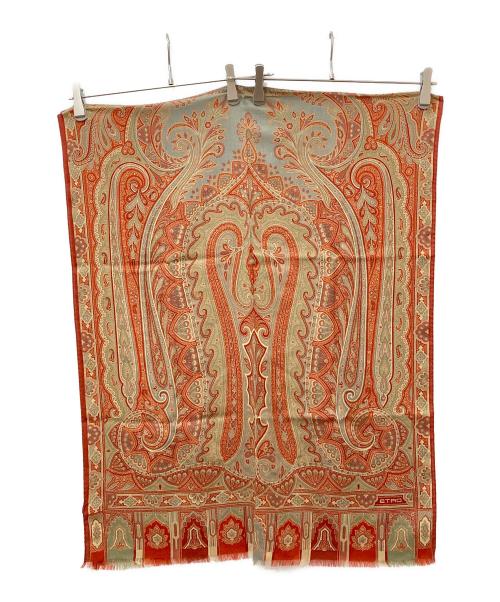 ETRO（エトロ）ETRO (エトロ) ペイズリー柄スカーフ レッドの古着・服飾アイテム