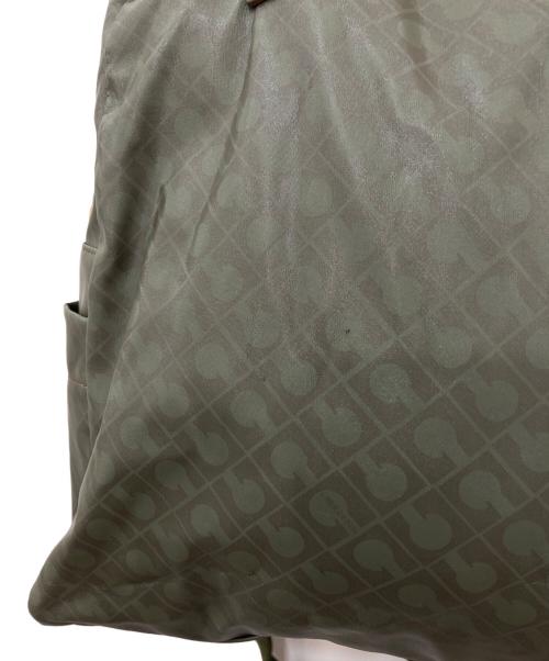 GHERARDINI（ゲラルディーニ）GHERARDINI (ゲラルディーニ) 総柄2WAYリュック グリーンの古着・服飾アイテム