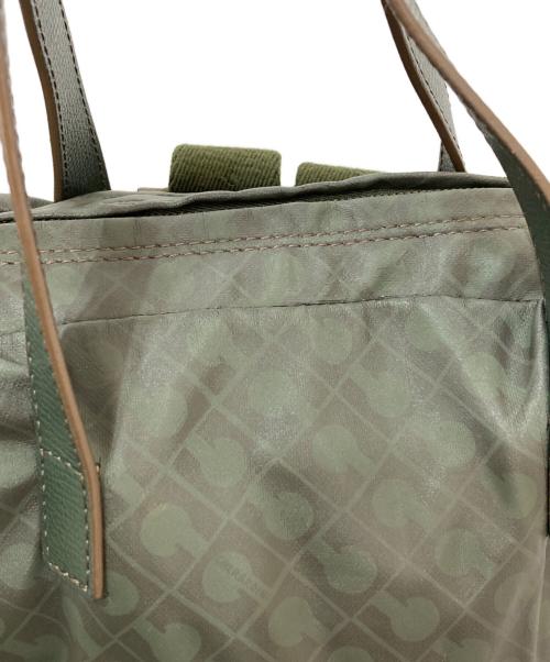 GHERARDINI（ゲラルディーニ）GHERARDINI (ゲラルディーニ) 総柄2WAYリュック グリーンの古着・服飾アイテム