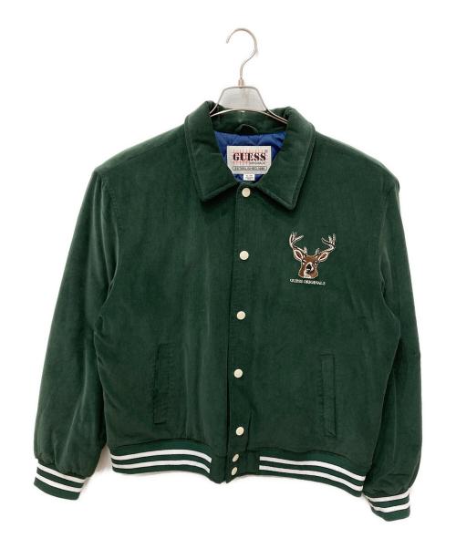 GUESS（ゲス）GUESS (ゲス) Originals Corduroy Jacket グリーン サイズ:XLの古着・服飾アイテム