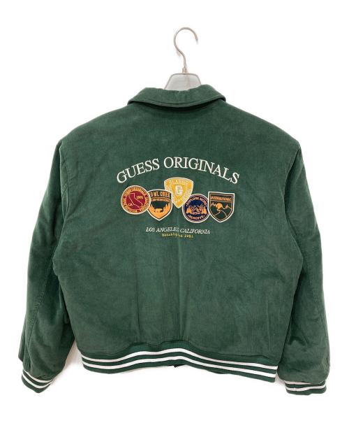 GUESS（ゲス）GUESS (ゲス) Originals Corduroy Jacket グリーン サイズ:XLの古着・服飾アイテム
