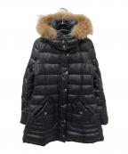 BURBERRY BLUE LABELバーバリー ブルー レーベル）の古着「フーデッドダウンコート」｜ブラック