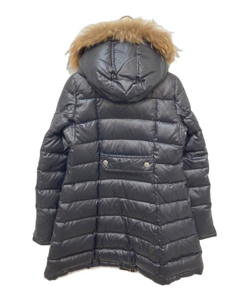 BURBERRY BLUE LABEL（バーバリー ブルー レーベル）BURBERRY BLUE LABEL (バーバリー ブルー レーベル) フーデッドダウンコート ブラック サイズ:38の古着・服飾アイテム