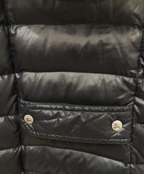 BURBERRY BLUE LABEL（バーバリー ブルー レーベル）BURBERRY BLUE LABEL (バーバリー ブルー レーベル) フーデッドダウンコート ブラック サイズ:38の古着・服飾アイテム
