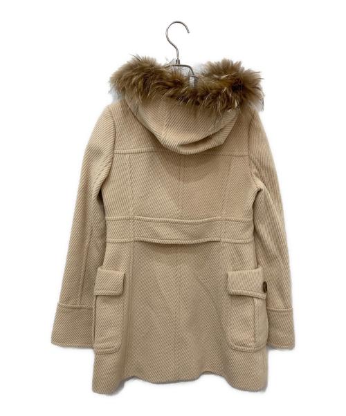 BURBERRY BLUE LABEL（バーバリー ブルー レーベル）BURBERRY BLUE LABEL (バーバリー ブルー レーベル) フーデッドコーデュロイコート ベージュ サイズ:38の古着・服飾アイテム