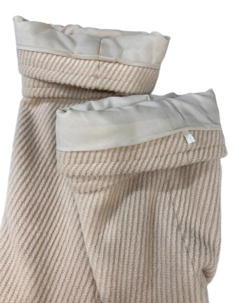 BURBERRY BLUE LABEL（バーバリー ブルー レーベル）BURBERRY BLUE LABEL (バーバリー ブルー レーベル) フーデッドコーデュロイコート ベージュ サイズ:38の古着・服飾アイテム