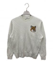 maison kitsune（メゾンキツネ）の古着「ニット」｜アイボリー