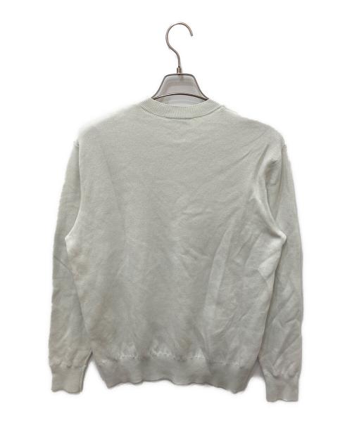 maison kitsune（メゾンキツネ）MAISON KITSUNE (メゾンキツネ) ニット アイボリー サイズ:XSの古着・服飾アイテム