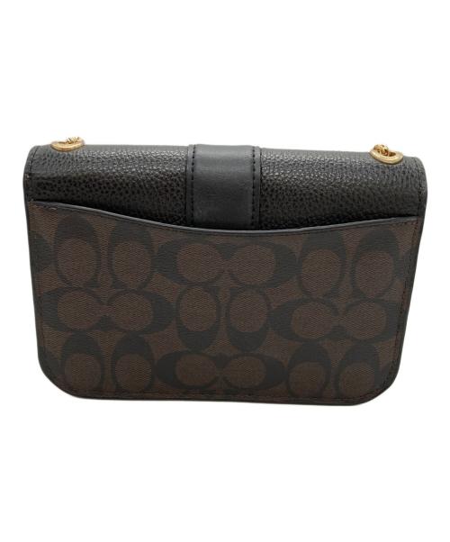 COACH（コーチ）COACH (コーチ) ジョージー クロスボディ シグネチャーウォレット ブラウンの古着・服飾アイテム