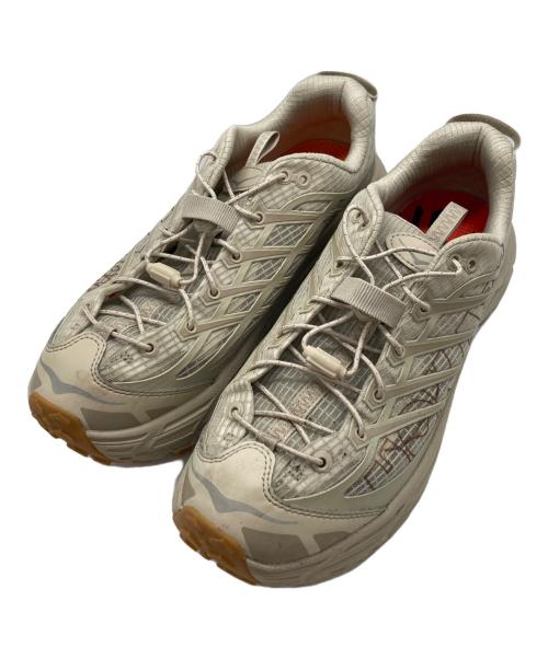 HOKAONEONE（ホカオネオネ）HOKAONEONE (ホカオネオネ) MAFATE THREE2 GRID JP ベージュ サイズ:27.5の古着・服飾アイテム