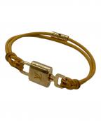 LOUIS VUITTONルイ ヴィトン）の古着「ブレスレット・LV パドロック」｜イエロー