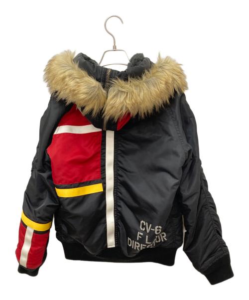 AVIREX（アヴィレックス）AVIREX (アヴィレックス) DECK CREW N-2B ブラック サイズ:FREEの古着・服飾アイテム