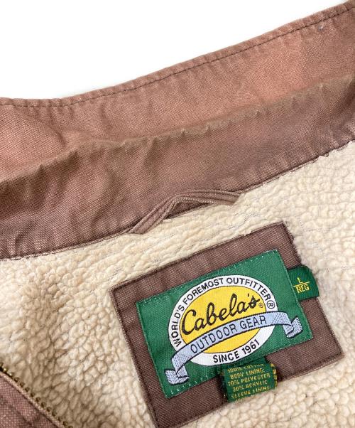 Cabela's（カベラス）Cabela's (カベラス) 裏ボアダック地ジャケット ブラウン サイズ:Lの古着・服飾アイテム