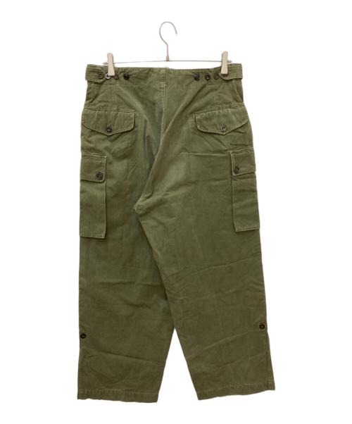 SEYNAEVE（-）SEYNAEVE (-) ダブルフェイスカーゴパンツ グリーン サイズ:記載なしの為実寸参照の古着・服飾アイテム