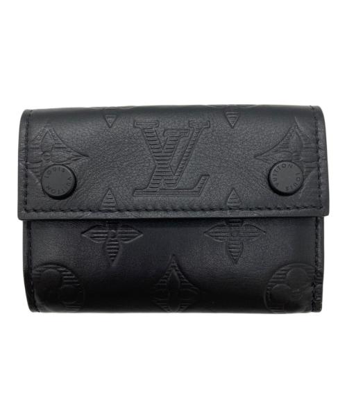 LOUIS VUITTON（ルイ ヴィトン）LOUIS VUITTON (ルイ ヴィトン) ディスカバリー コンパクトウォレット　モノグラムシャドウ ブラックの古着・服飾アイテム