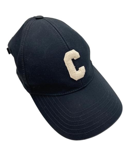 CELINE（セリーヌ）CELINE (セリーヌ) イニシャル ベースボールキャップ ネイビー サイズ:Lの古着・服飾アイテム