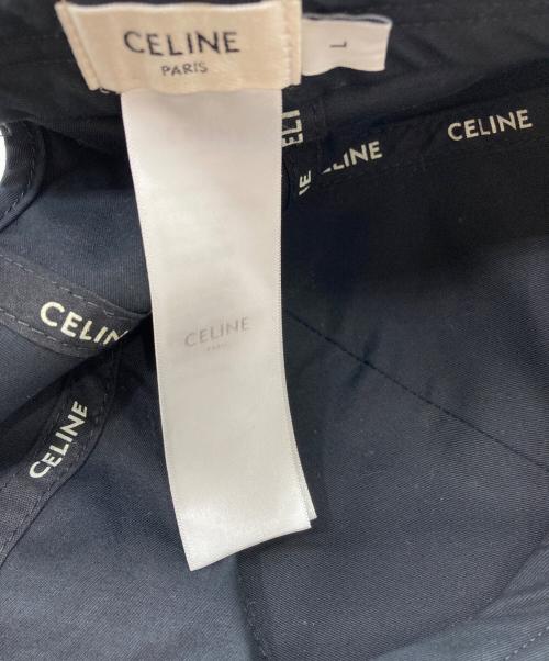 CELINE（セリーヌ）CELINE (セリーヌ) イニシャル ベースボールキャップ ネイビー サイズ:Lの古着・服飾アイテム