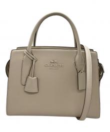COACH（コーチ）の古着「ラージ アンドレア キャリーオール」｜ベージュ