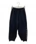 MM6 Maison Margiela（エムエムシックスメゾンマルジェラ）の古着「MARGIELA LOGO PRINTED SWEATPANTS」｜ブラック