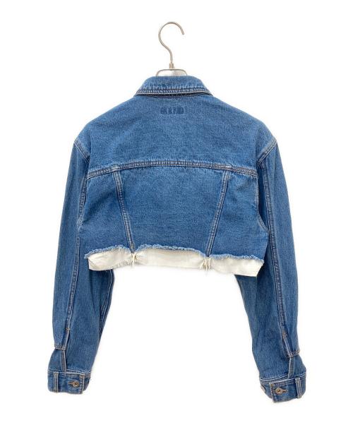 MAISON SPECIAL（メゾンスペシャル）MAISON SPECIAL (メゾンスペシャル) カットオフショートデニムジャケット ブルー サイズ:FREEの古着・服飾アイテム