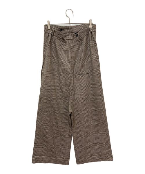 L'appartement（アパルトモン）L'appartement (アパルトモン) CHECK HANDSOME ALL IN ONE ブラウン サイズ:38の古着・服飾アイテム