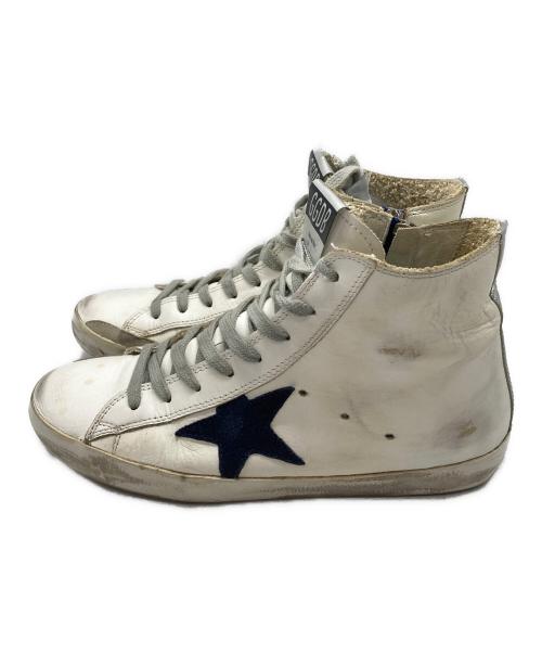GOLDEN GOOSE（ゴールデングース）GOLDEN GOOSE (ゴールデングース) FRANCY ハイカットスニーカー ホワイト サイズ:37の古着・服飾アイテム