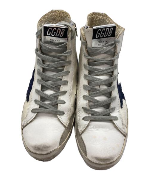GOLDEN GOOSE（ゴールデングース）GOLDEN GOOSE (ゴールデングース) FRANCY ハイカットスニーカー ホワイト サイズ:37の古着・服飾アイテム