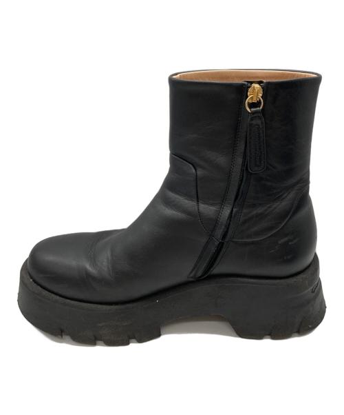 Gianvito Rossi（ジャンヴィト ロッシ）Gianvito Rossi (ジャンヴィト ロッシ) アンクルブーツ MONTEY ブラック サイズ:37の古着・服飾アイテム