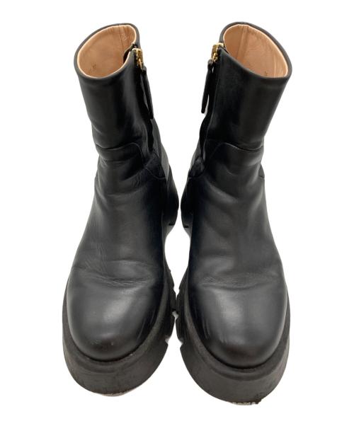 Gianvito Rossi（ジャンヴィト ロッシ）Gianvito Rossi (ジャンヴィト ロッシ) アンクルブーツ MONTEY ブラック サイズ:37の古着・服飾アイテム