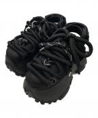 YELLOイエロ）の古着「WHALE PLATFORM SANDALS」｜ブラック