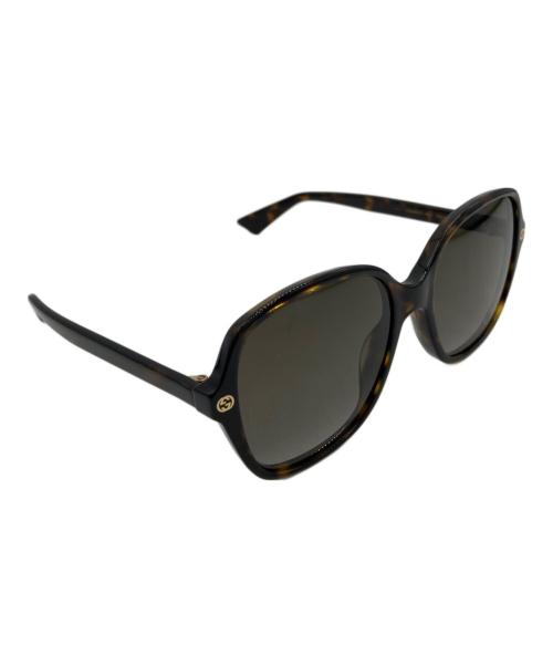 GUCCI（グッチ）GUCCI (グッチ) サングラス ブラウン サイズ:55s□18の古着・服飾アイテム