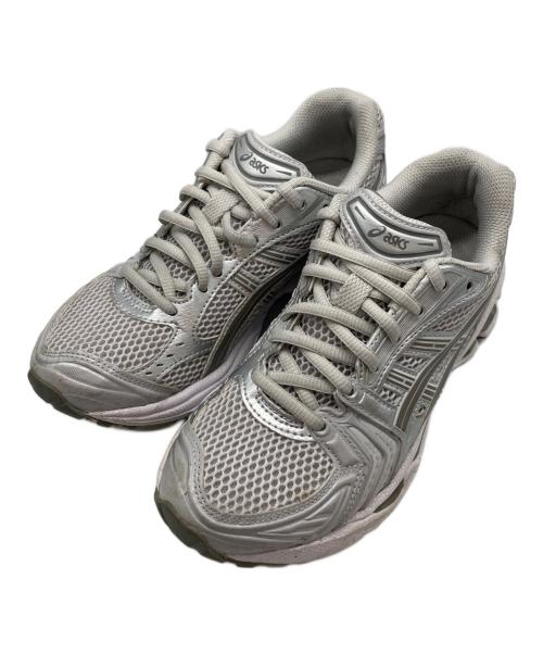 asics（アシックス）asics (アシックス) GEL-KAYANO 14 WHITE MIDNIGHT SILVER シルバー サイズ:23の古着・服飾アイテム