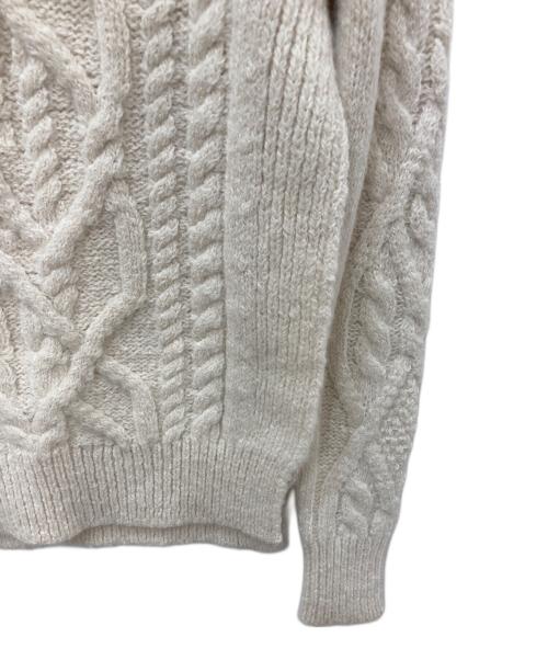 ISABEL MARANT（イザベルマラン）ISABEL MARANT (イザベルマラン) ウールケーブルニット ベージュ サイズ:34の古着・服飾アイテム