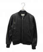 ISABEL MARANT ETOILEイザベルマランエトワール）の古着「ラムレザージャケット」｜ブラック